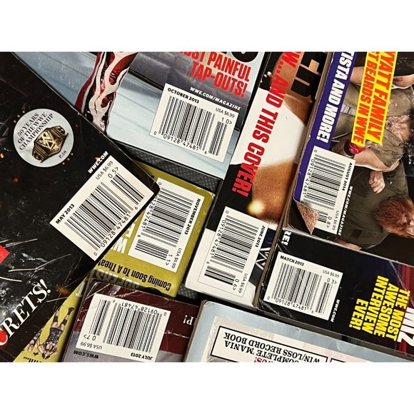 8 pc WWE Magazine Lot‎ 2013 2014 Daniel Bryan WWF Retro AEW John Cena Wrestling - Picture 12 of 12